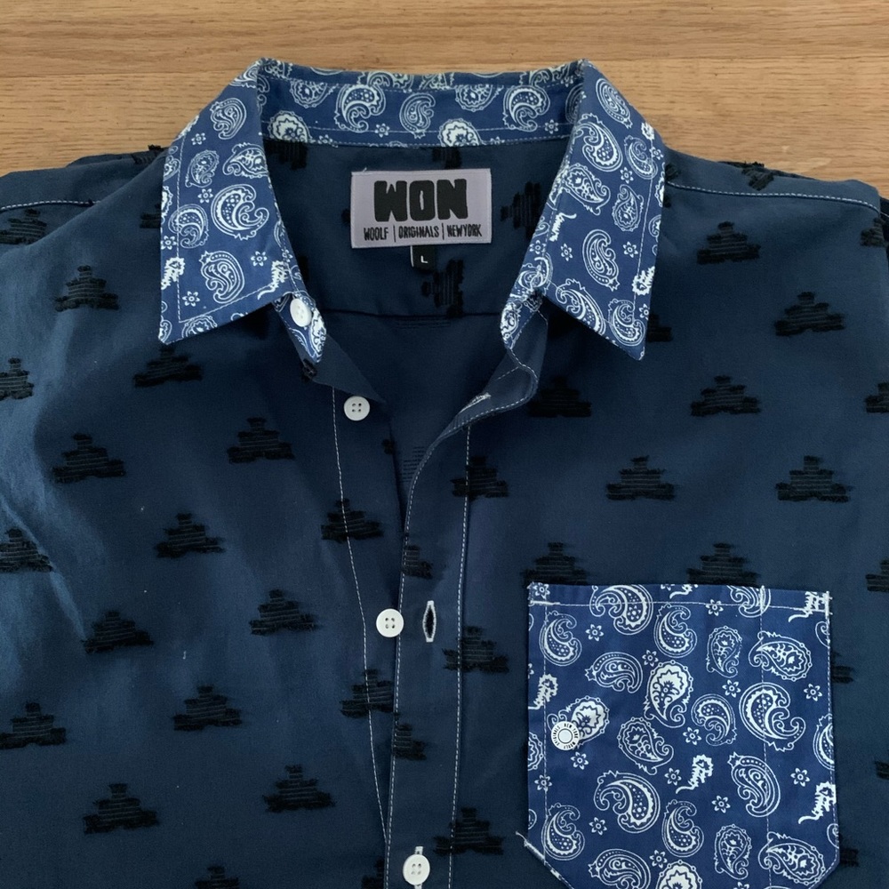 Won Woolf Original Button Up - image 4